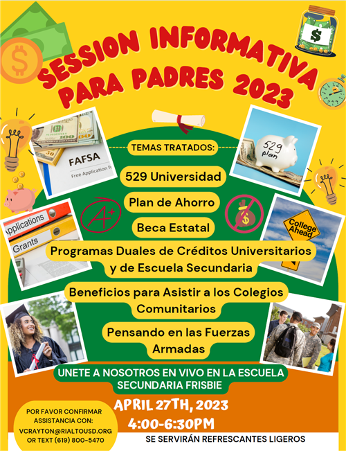Session Informativa para pradres 2023